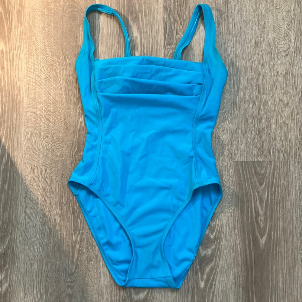 Turquoise One Piece Bathing Suit